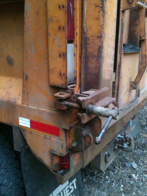 Back of Dump Truck of the Holland’s Highway Department